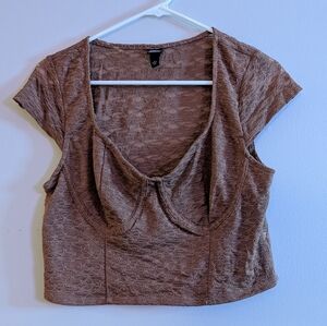 Wild Fable Brown Women's Top